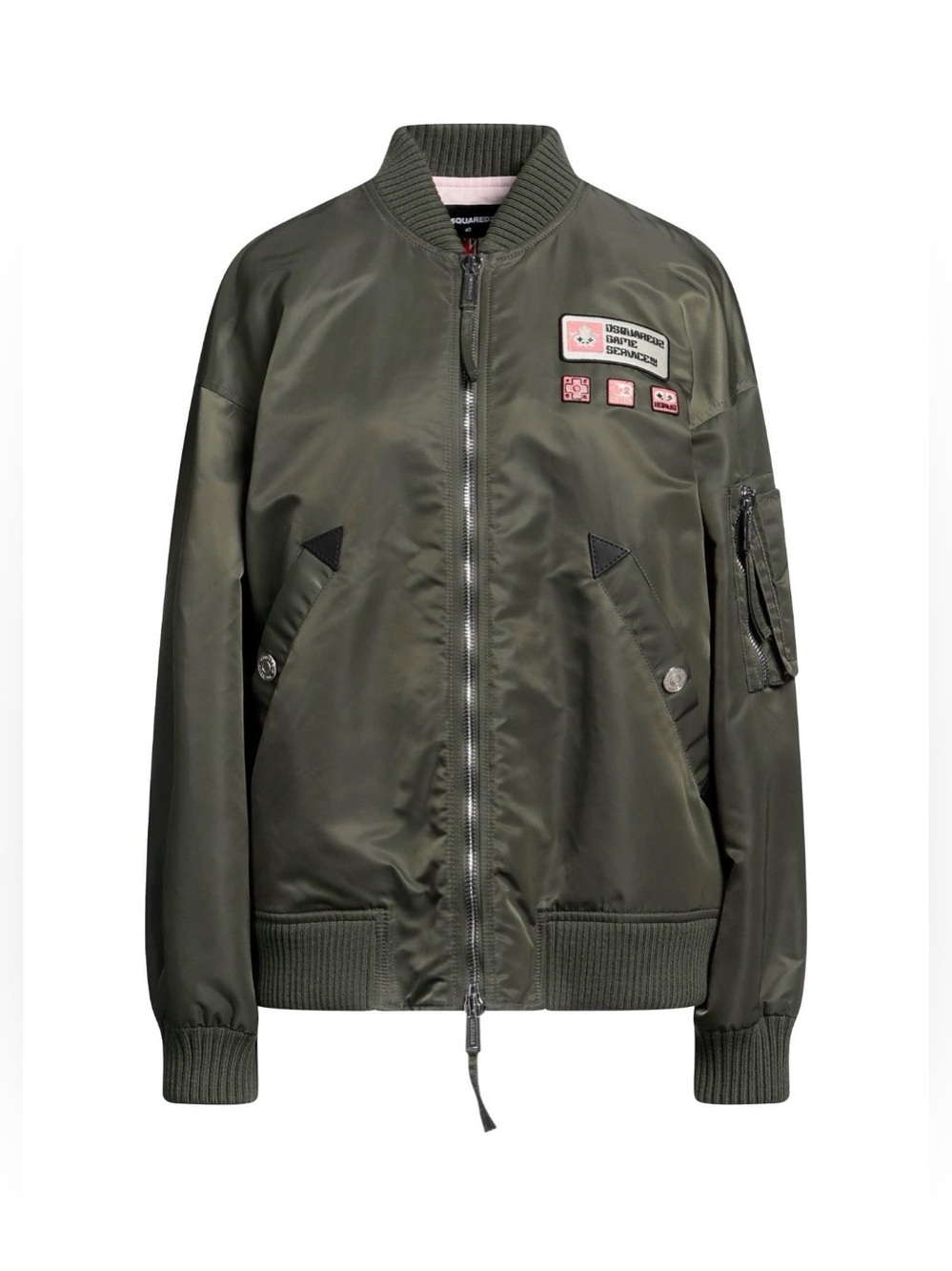 NWOT Dsquared2 Green Military Bomber Jacket size 0 US